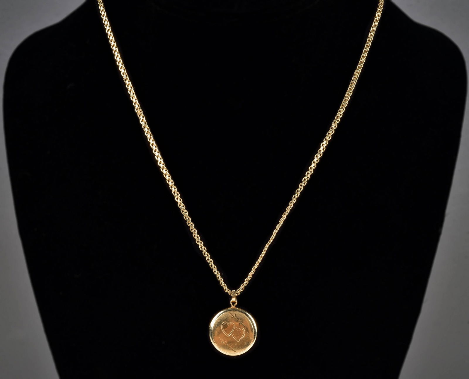 14K YG Locket Necklace (1 of 4)
