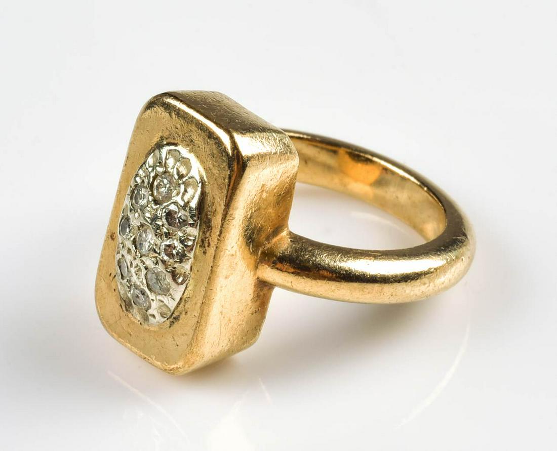 10K YG Diamond Ring (1 of 2)