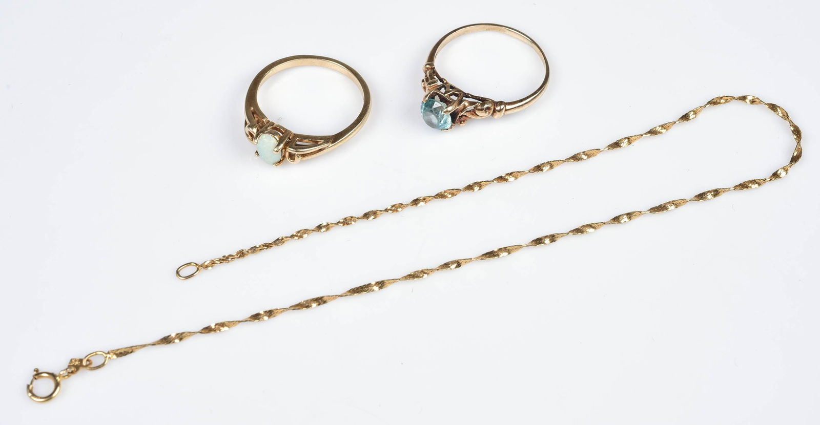 (3) Pc Gold Jewelry Lot (1 of 1)