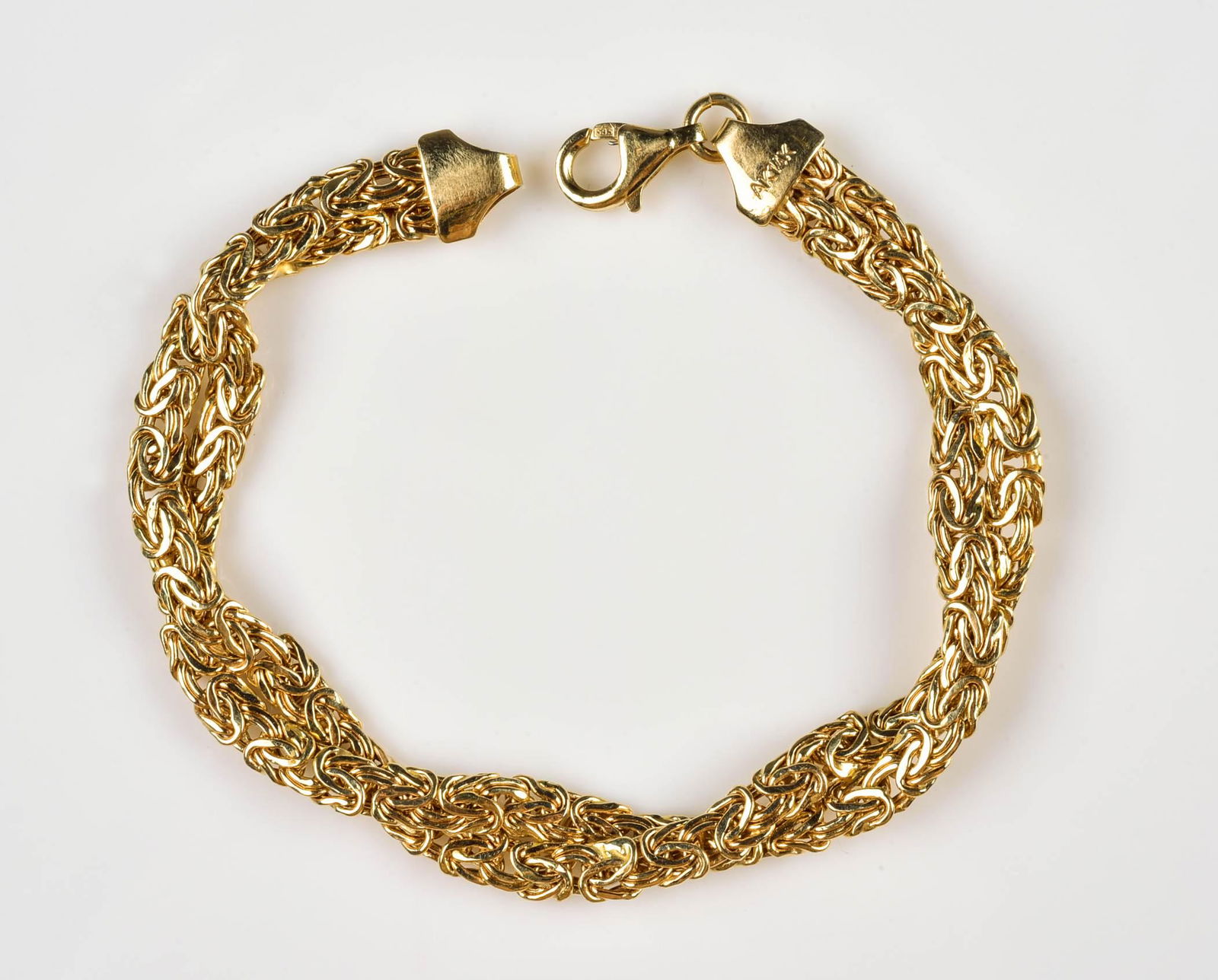 14K YG Turkish Link Bracelet (1 of 3)