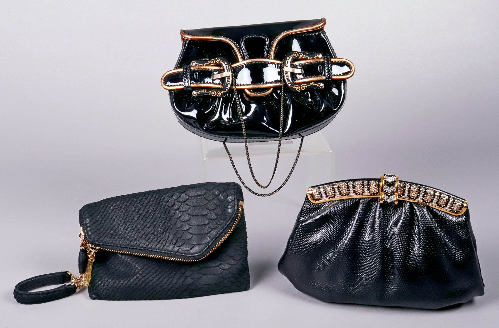 (3) Designer Convertible Clutch Purses (1 of 14)