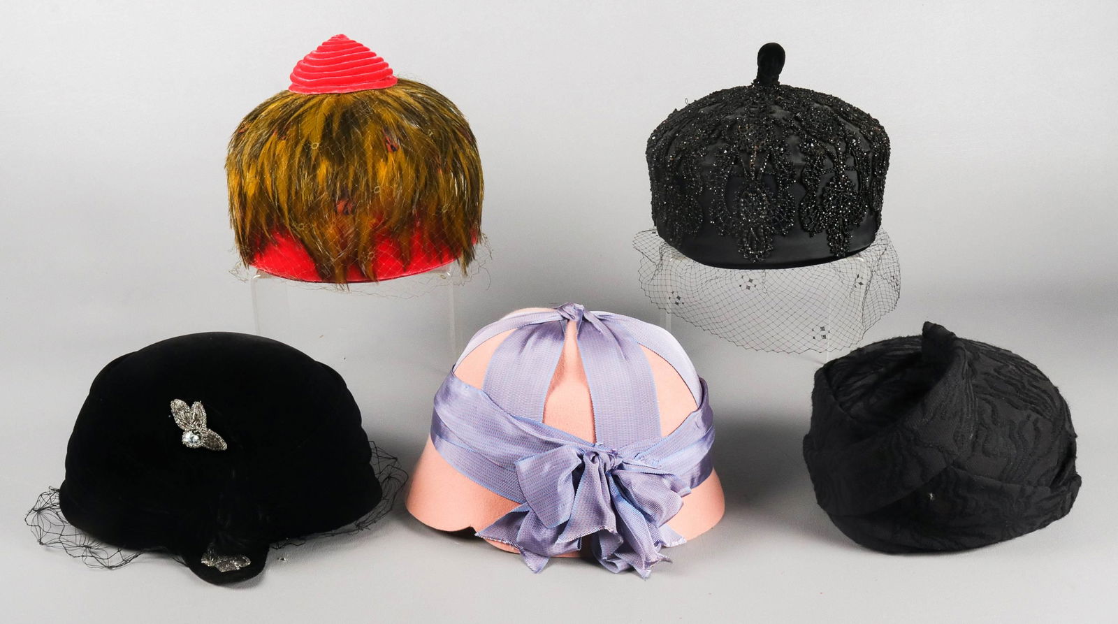 (5) 1940/50's Miss Belkin Hats (1 of 9)