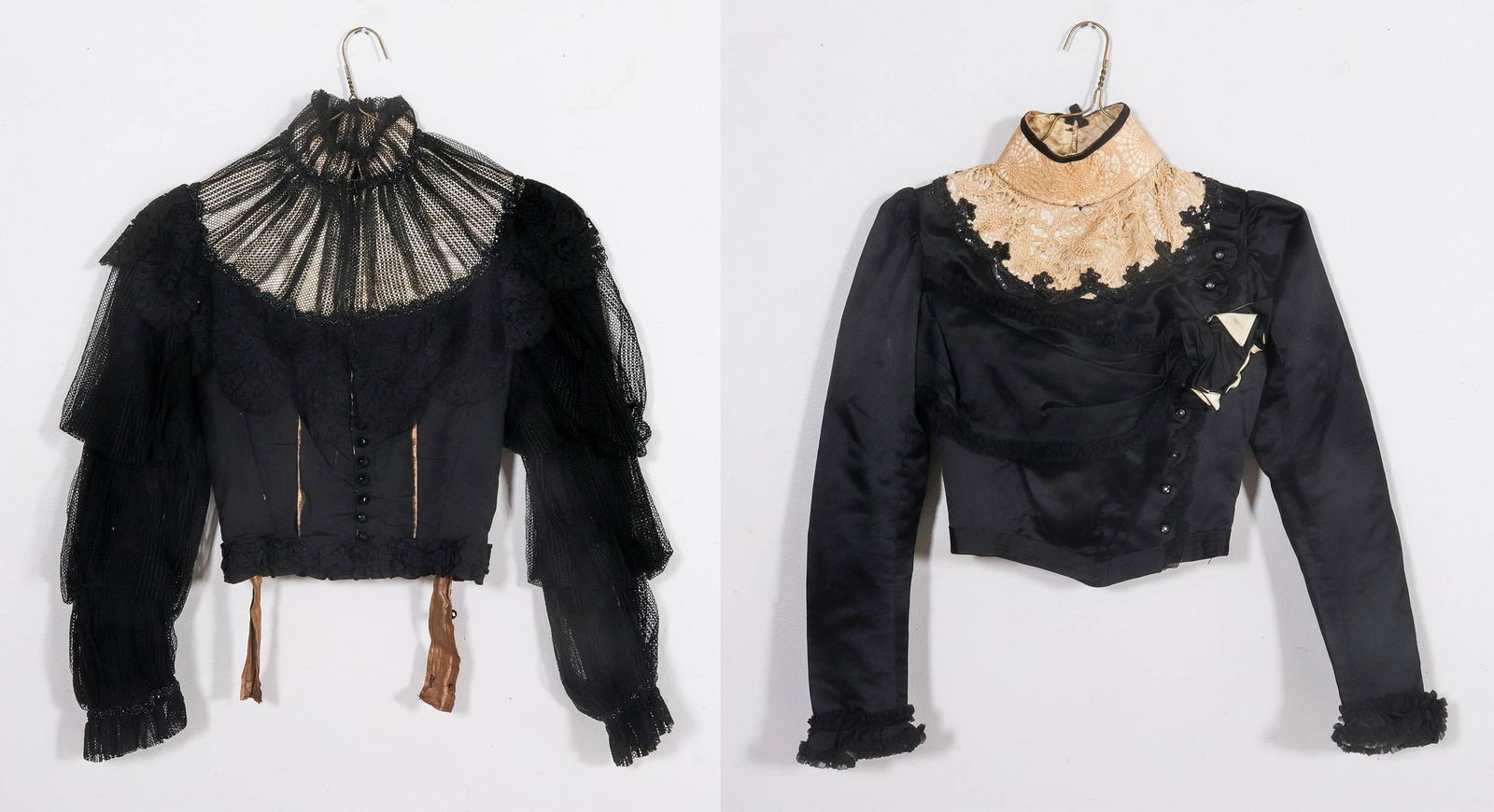 (2) 1890's Black Bodices (1 of 14)
