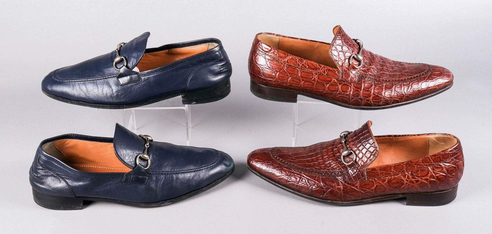 (2) Pair Gucci Horsebit Pointed Toe Loafers (1 of 11)