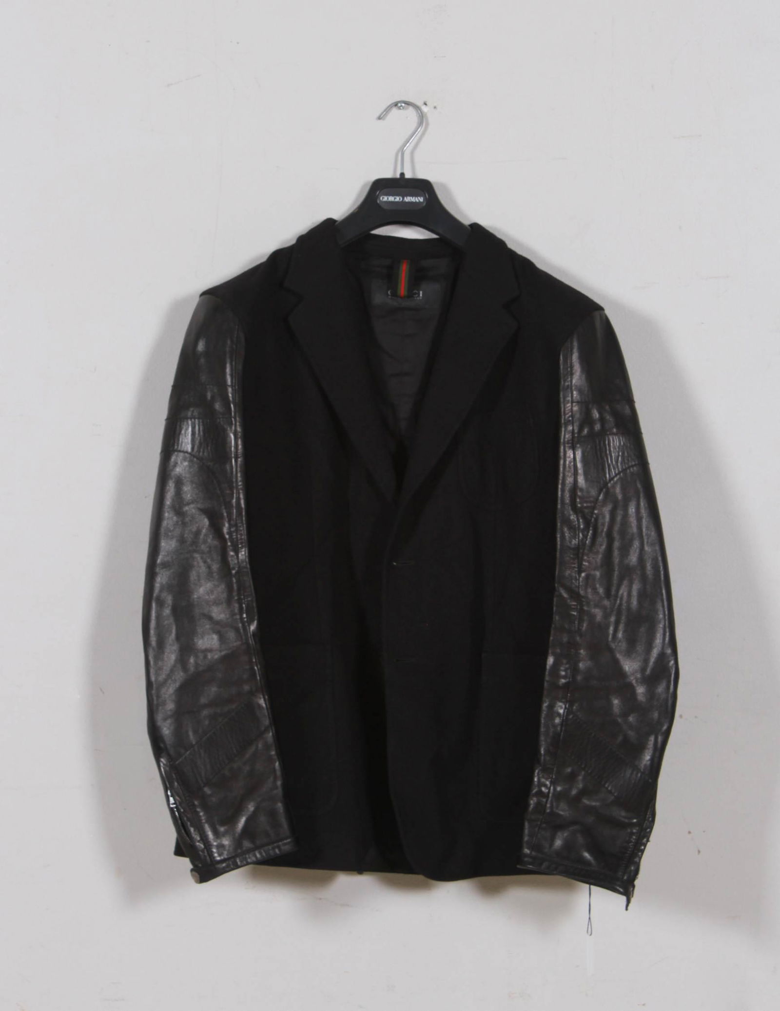 Men's Gucci Leather, Wool and Cashmere Jacket (1 of 3)