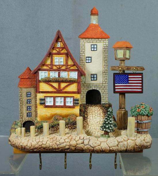 Hummel figurines: Bavarian Village plaque - 1089-D: Hummel figurines: Bavarian Village plaque - 1089-D, no damage, original box
