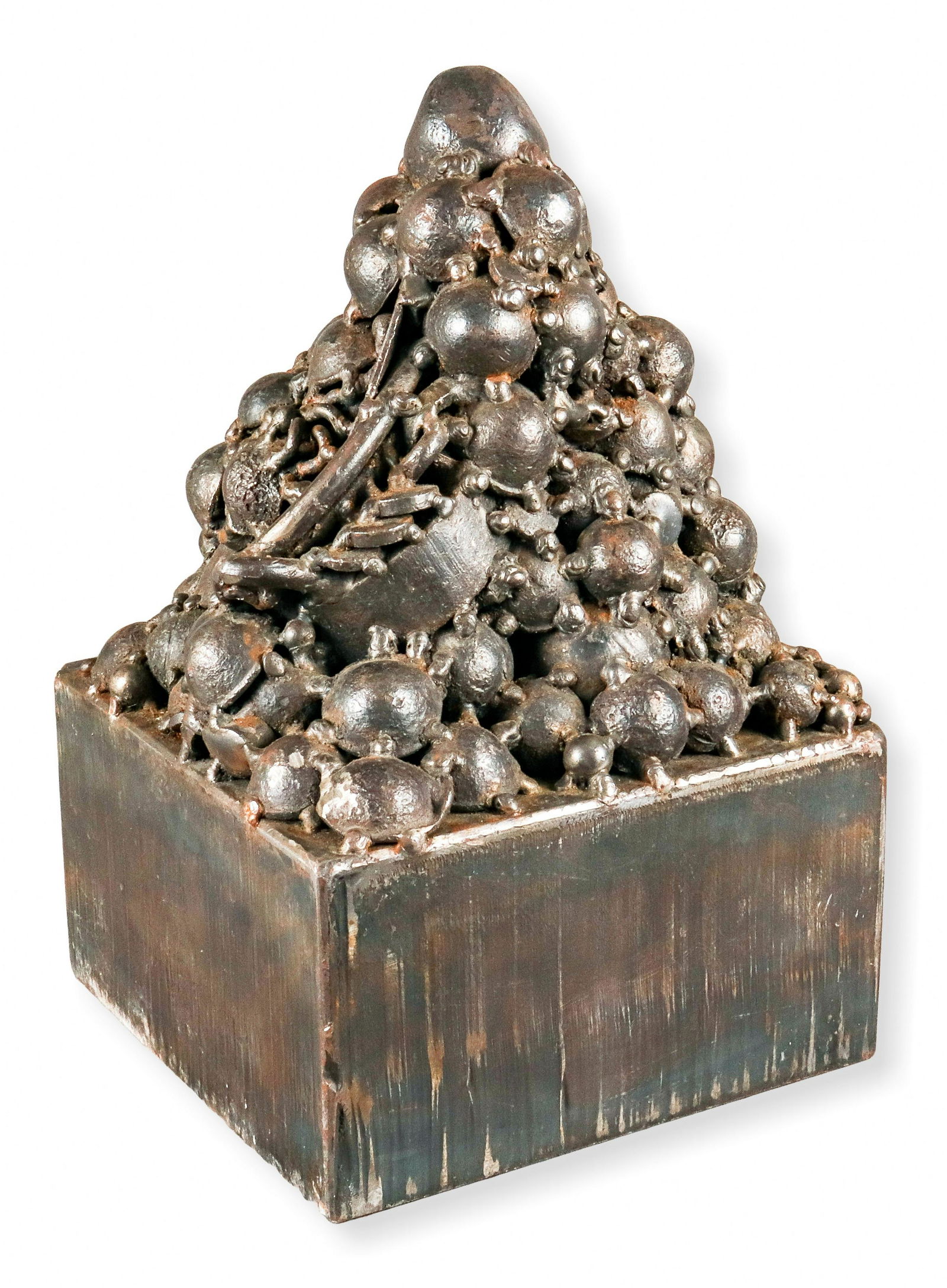 Lee Tribe Abstract Iron Sculpture (1 of 4)