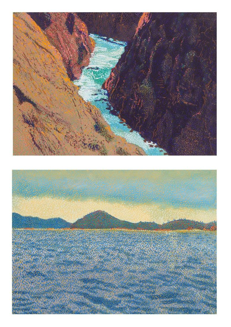 (2) Joseph DiGiorgio California Landscape Paintings (1 of 7)