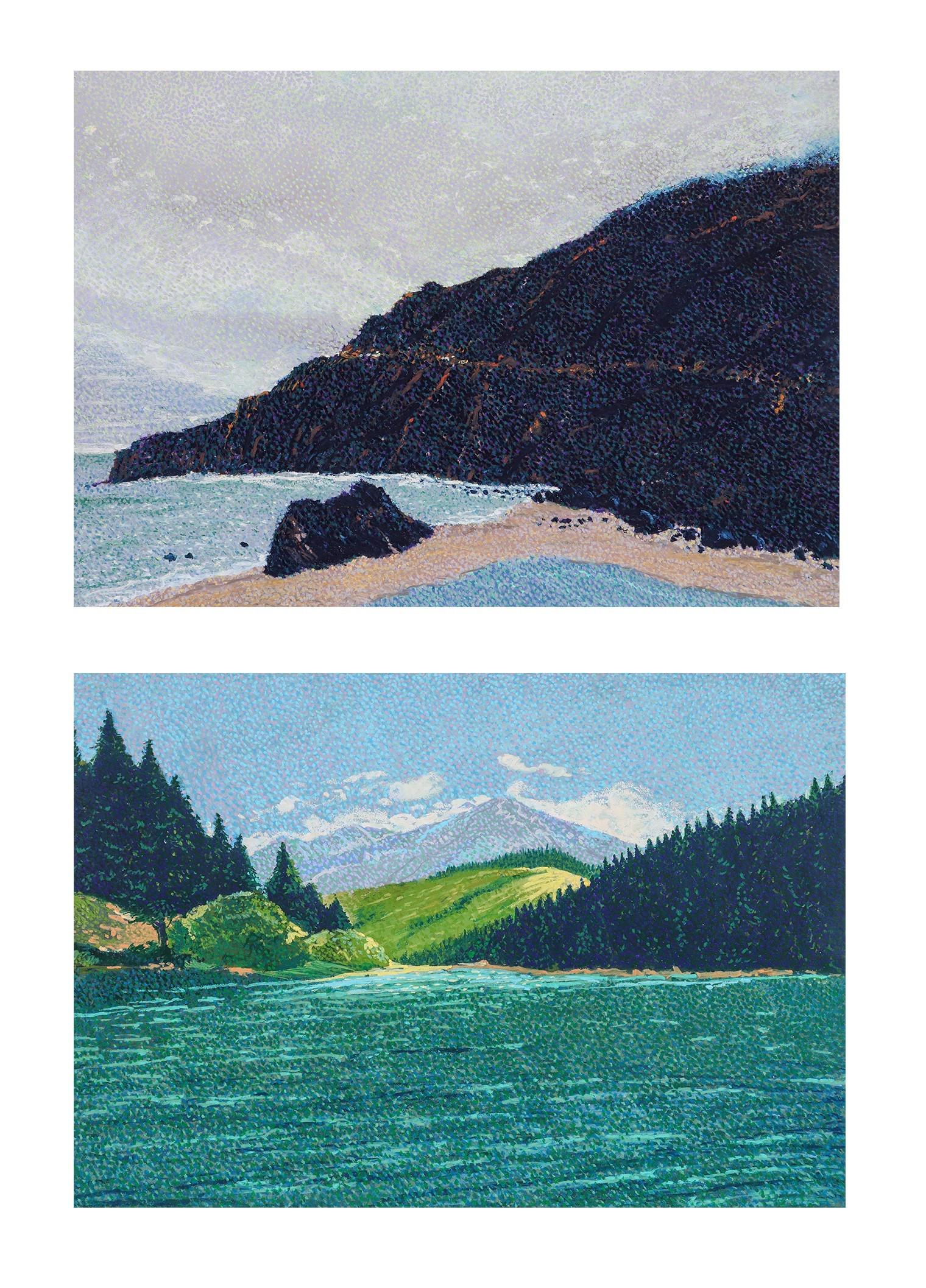 (2) Joseph DiGiorgio Western Landscape Paintings (1 of 7)