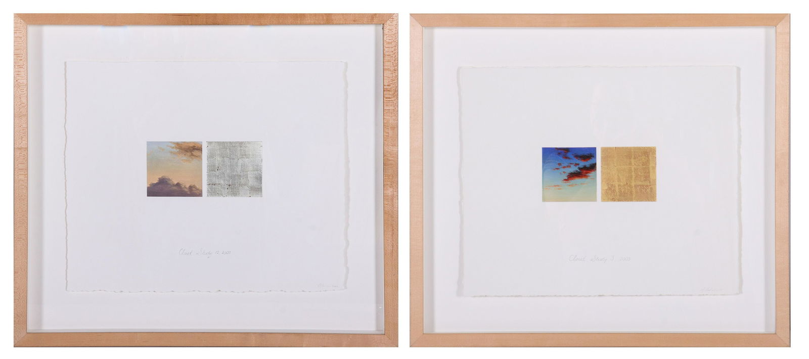 (2) Jim Thalassoudis "Cloud Study" Paintings (1 of 7)