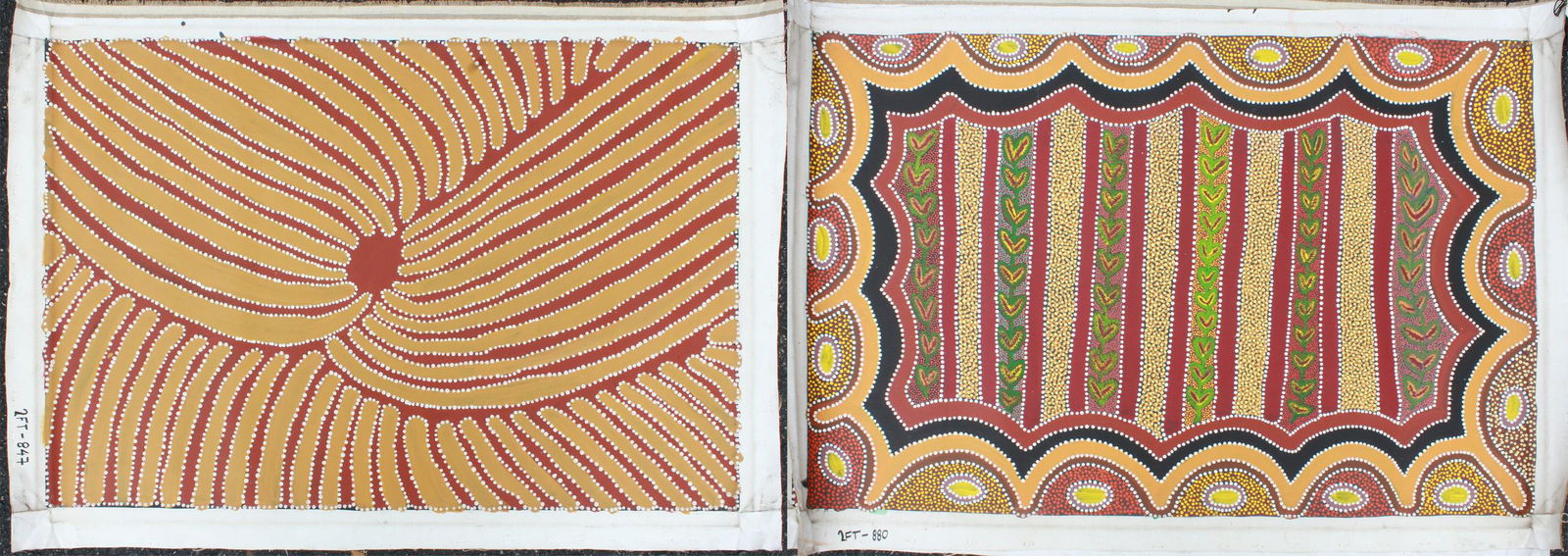 Ann and Nancy Petyarre 2 Aboriginal Paintings (1 of 7)