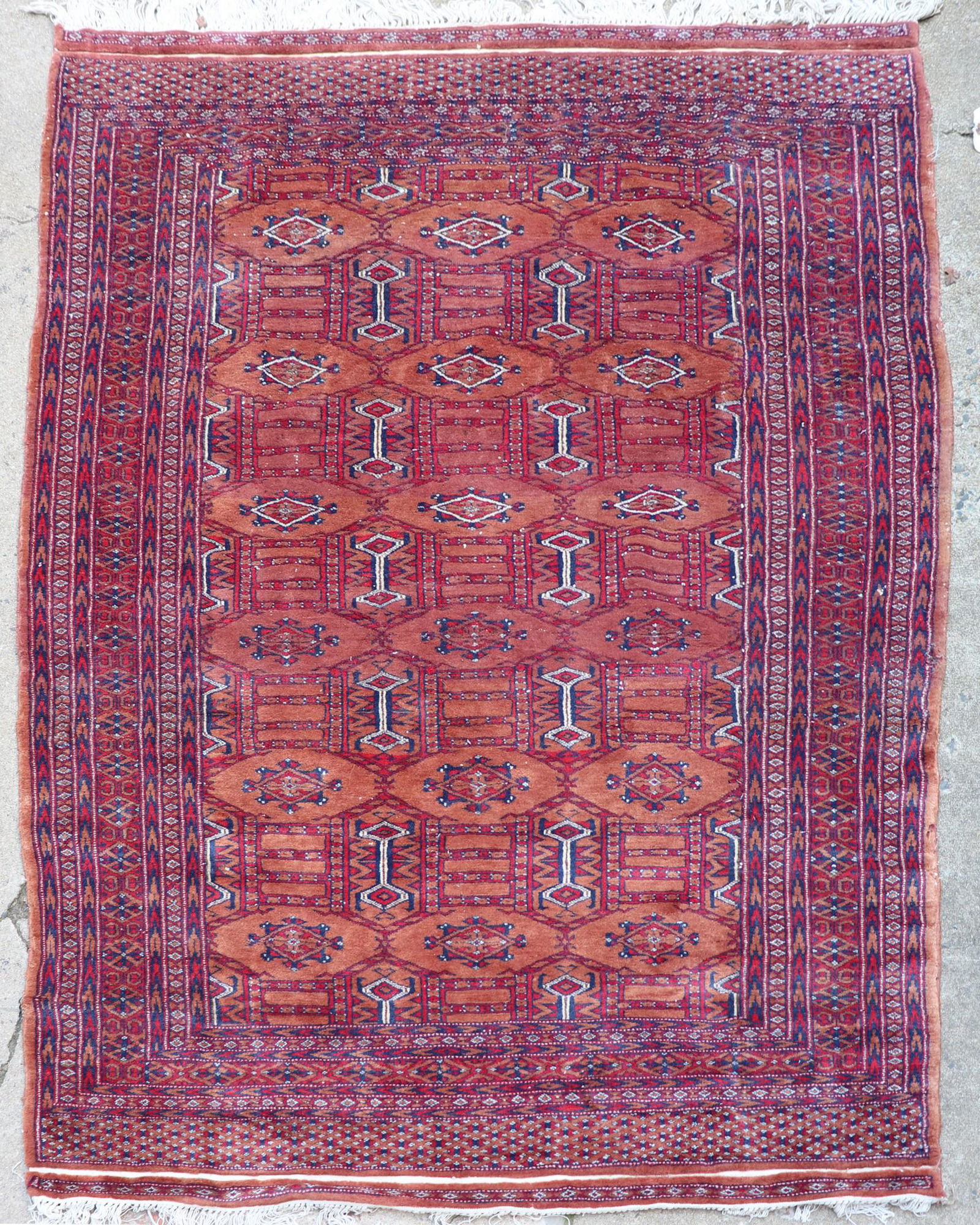 4'5" X 6'3" Pakistani Bokhara Rug (1 of 5)
