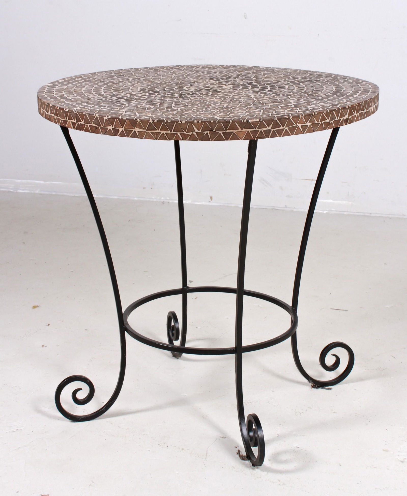 Iron and mosaic high top table (1 of 2)