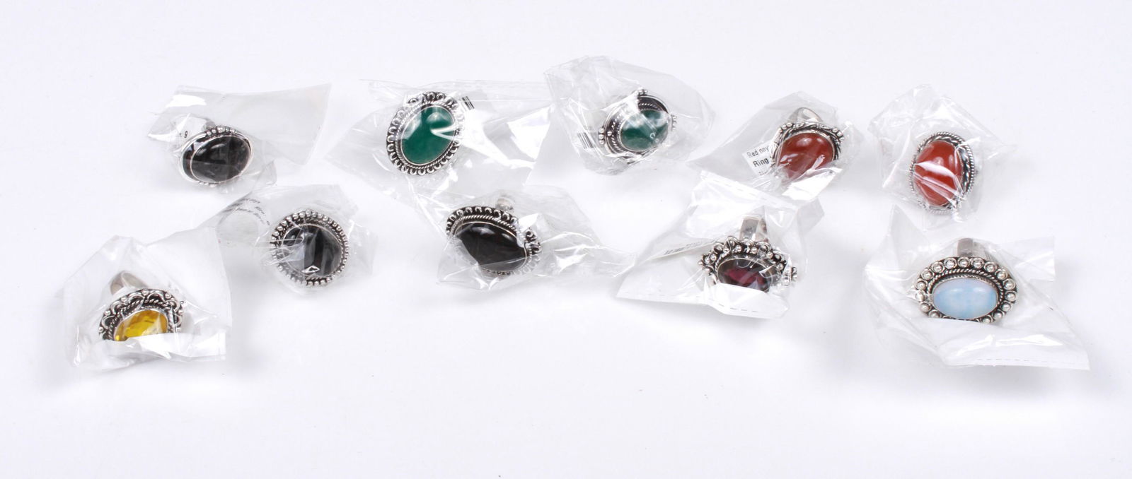 (10) German Silver Rings (1 of 3)