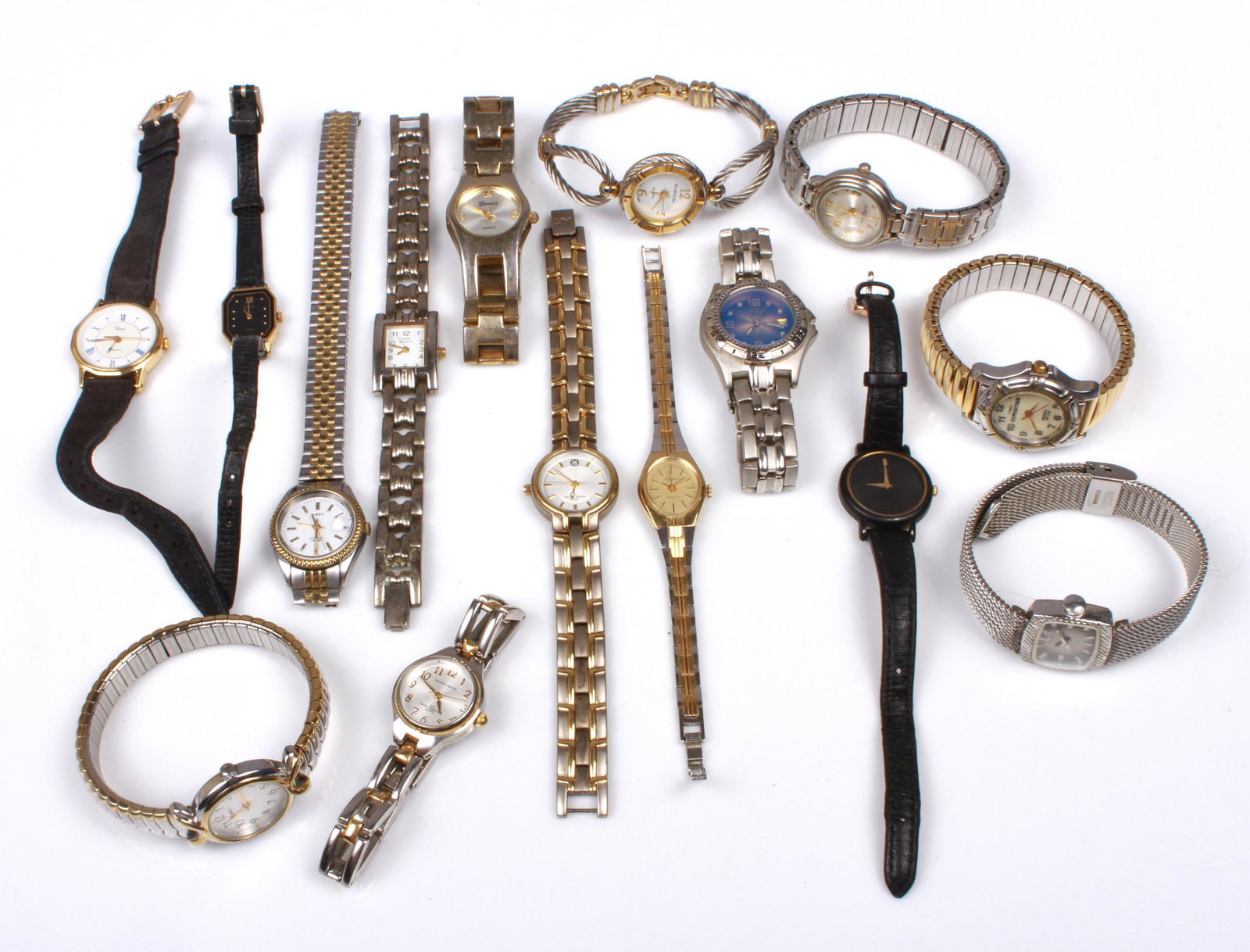 (15) Ladies Vintage Watches: (15) Ladies vintage watches, Seiko, Bulova, Helbros and others.