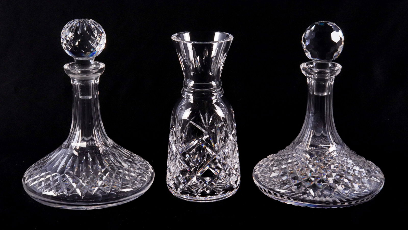 (3) Waterford Decanters and Carafe (1 of 2)