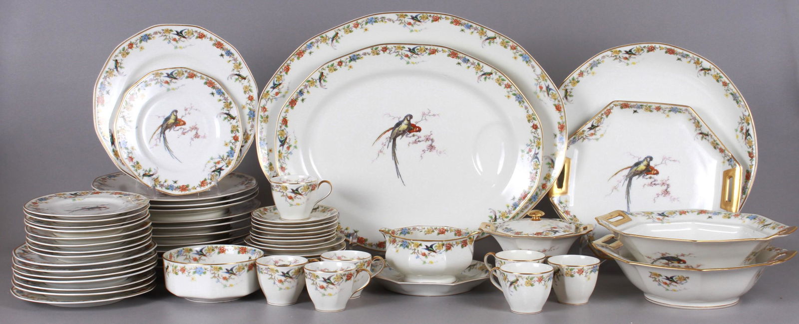 (57) Pcs Limoges Arcadia Dinnerware (1 of 6)