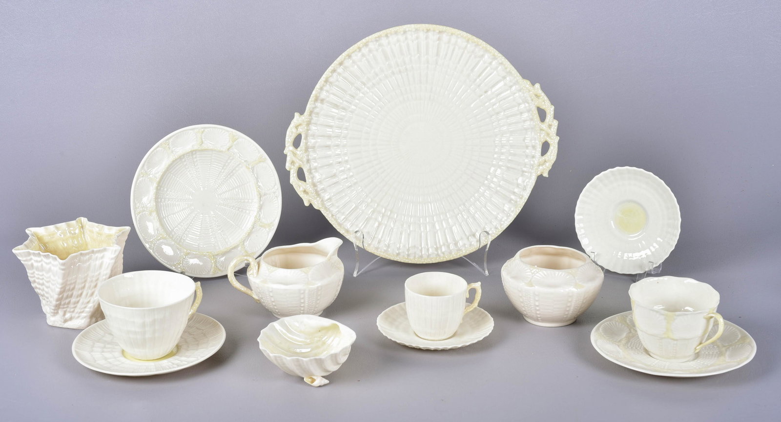 (13) Pcs Belleek Porcelain (1 of 2)