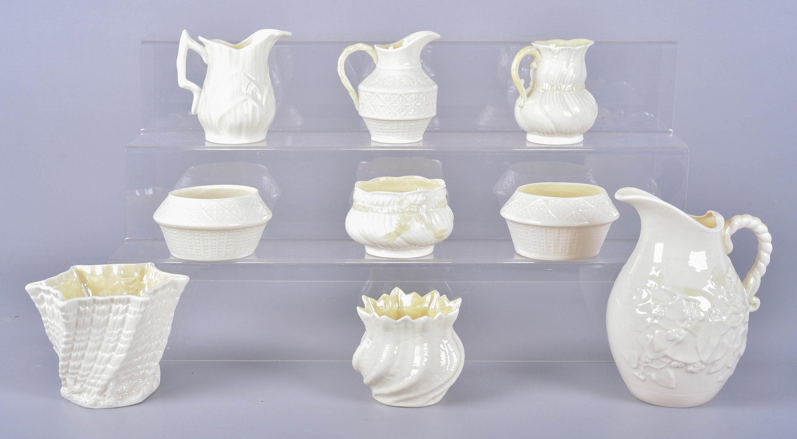 (9) Pcs Belleek Porcelain (1 of 3)