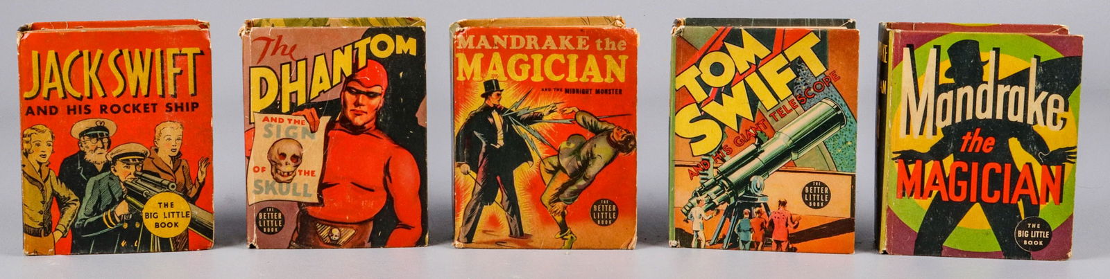 (5) 1930s Big Little Books - Sci-Fi (1 of 2)