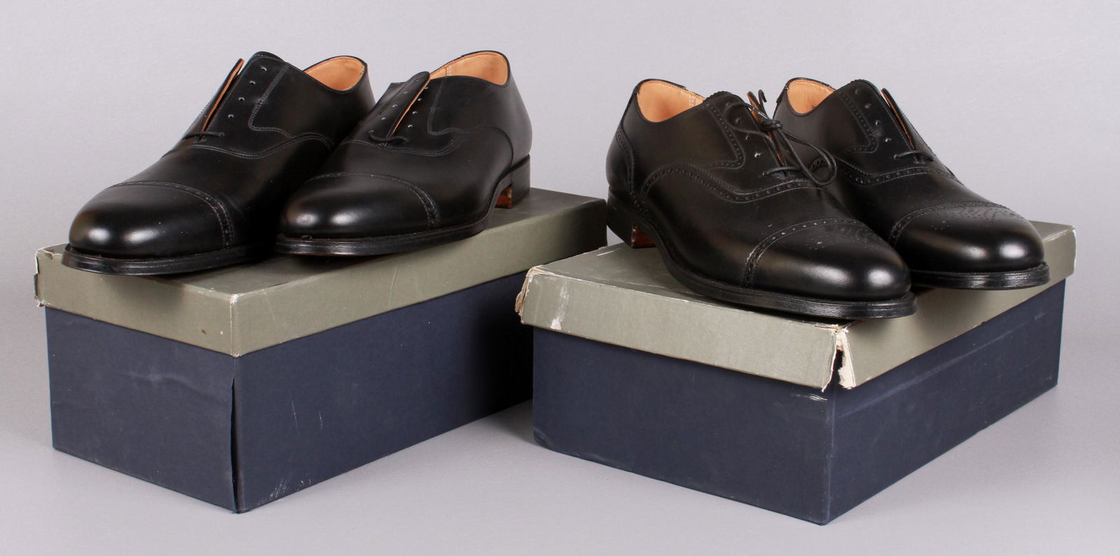 (2) Pair NIB Peal & Co. Leather Wing Tips (1 of 4)