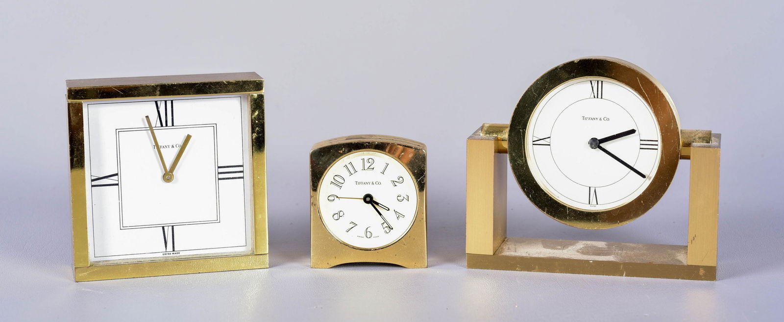 (3) Tiffany & Co. Desk Clocks (1 of 1)
