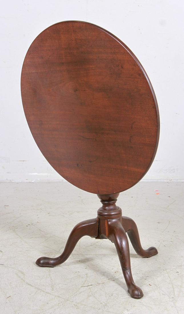 Mahogany Queen Anne Tilt Top Tea Table (1 of 4)