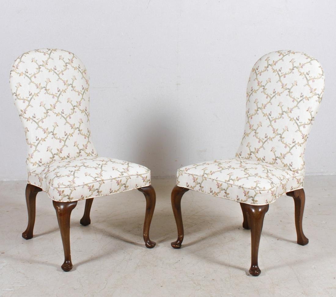 Pair Smith & Watson Queen Anne Style side chairs (1 of 4)