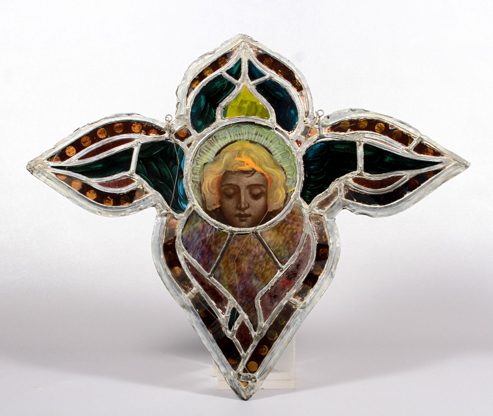 Stained Glass Religious Wall Hanging (1 of 2)