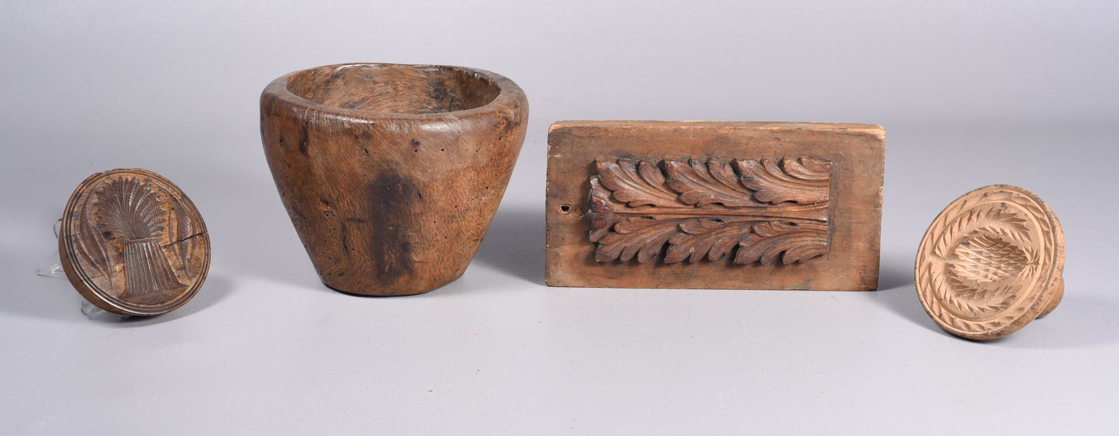 Architectural Element, Burl Bowl and Butter Molds (1 of 6)