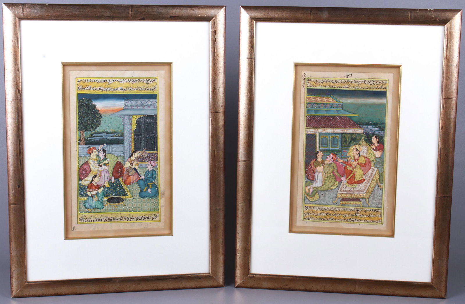 (2) Indo Persian Paintings (1 of 3)