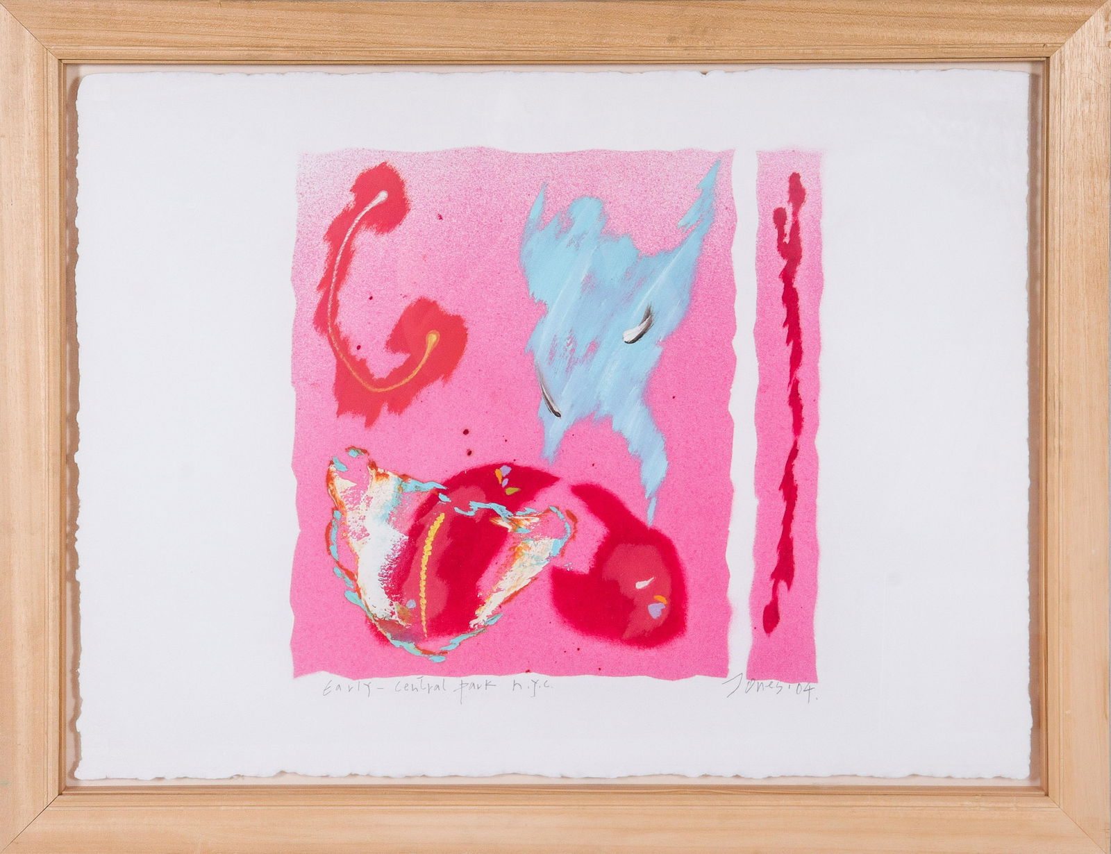 Martyn Jones (Welsh, b 1955) "Early Central Park NYC" (1 of 5)