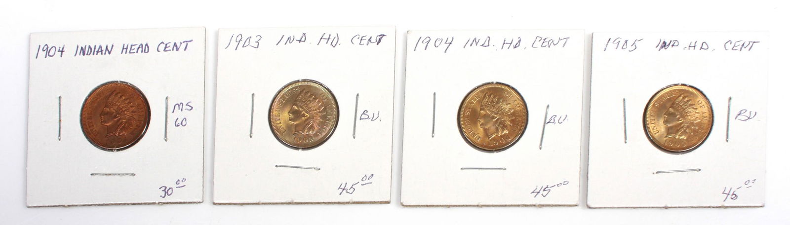 (4) Indians: 1903, (2) 1904, 1905 (1 of 4)