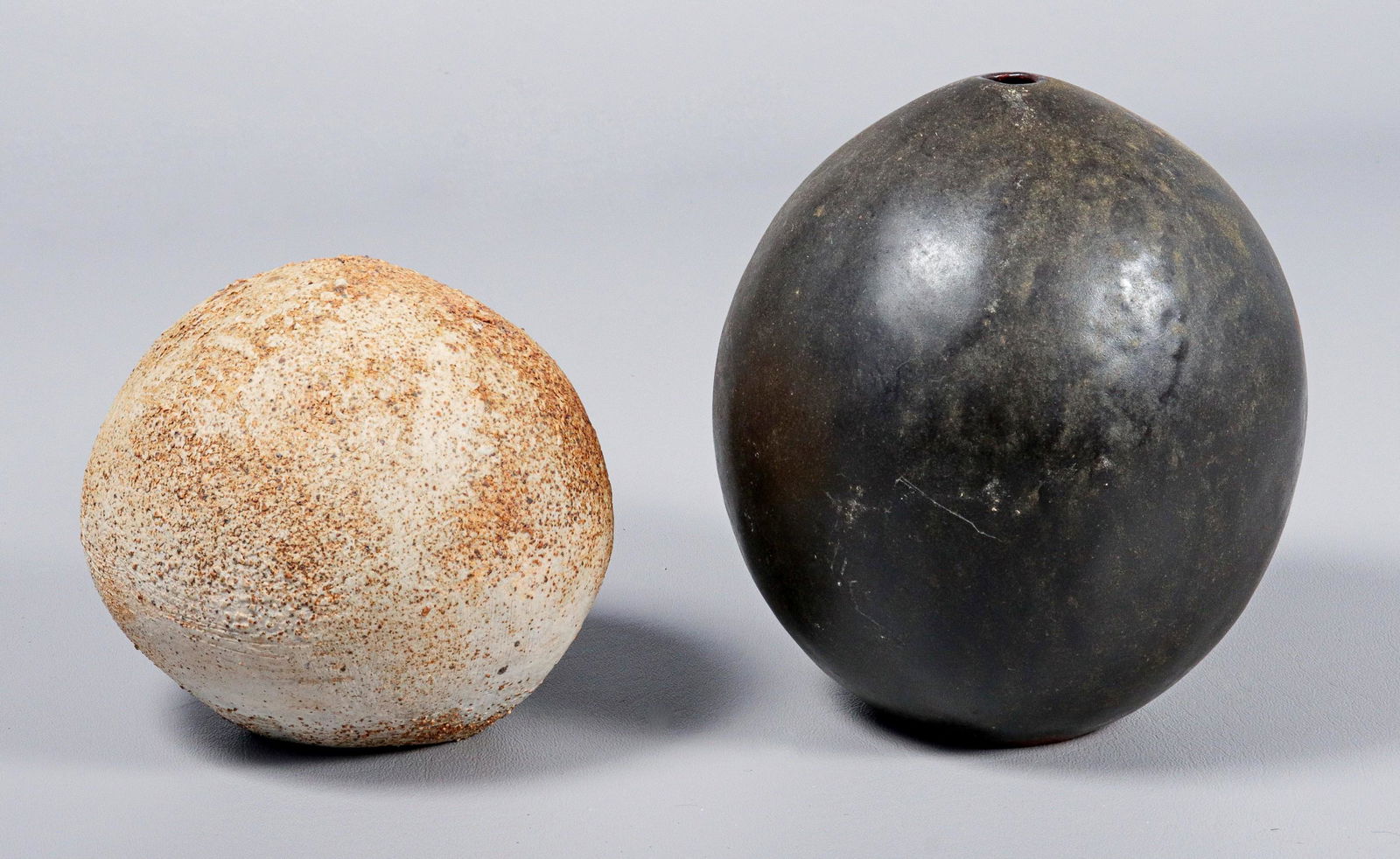 (2) Studio Pottery Weed Pots (1 of 3)