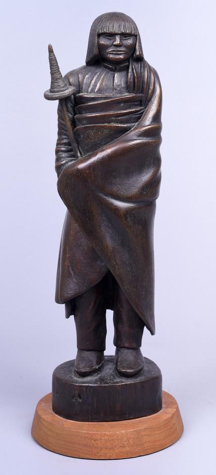 Hopi Man in Blanket Bronze (1 of 3)