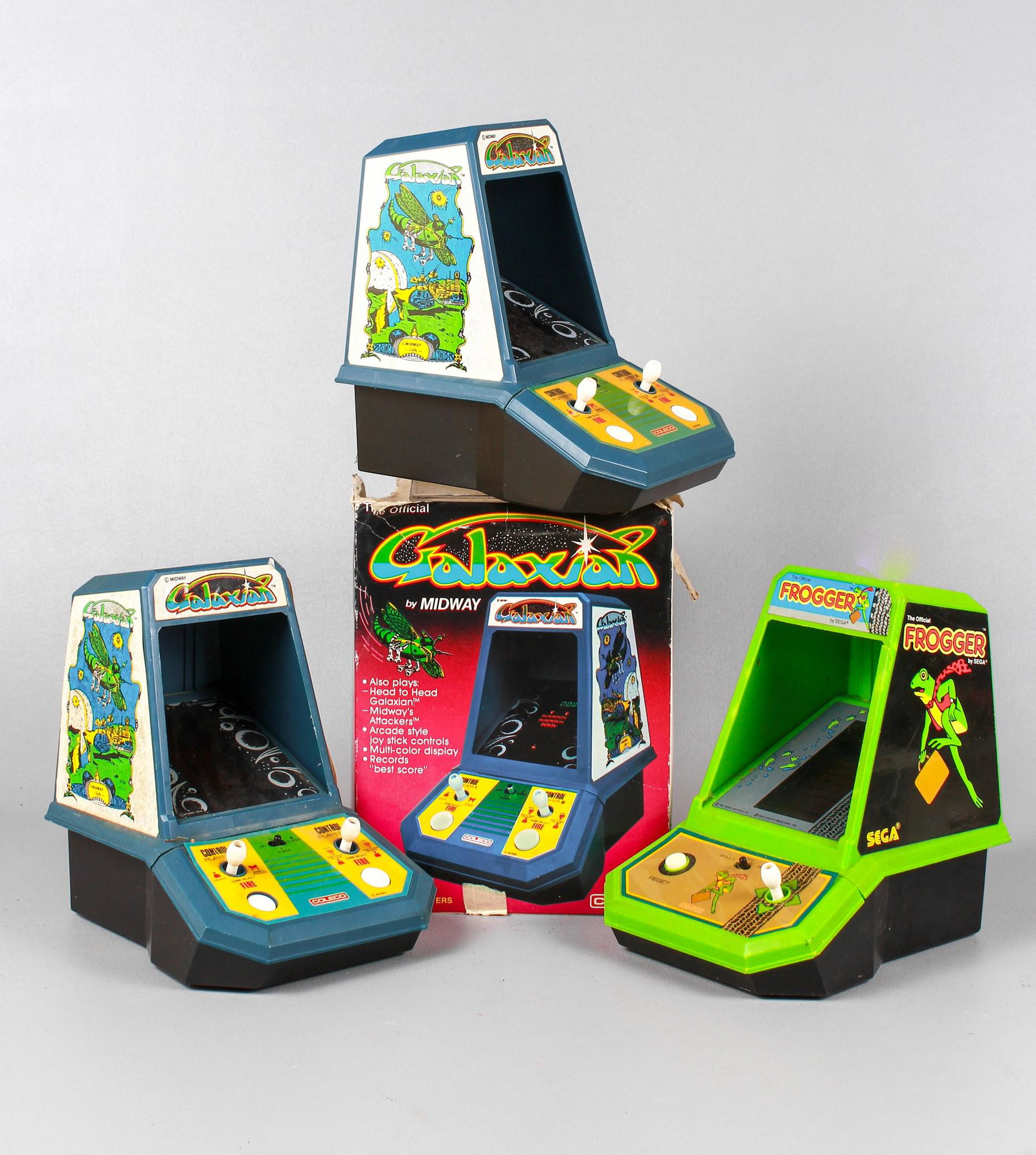 (3) Tabletop Galaxian and Frogger (1 of 1)