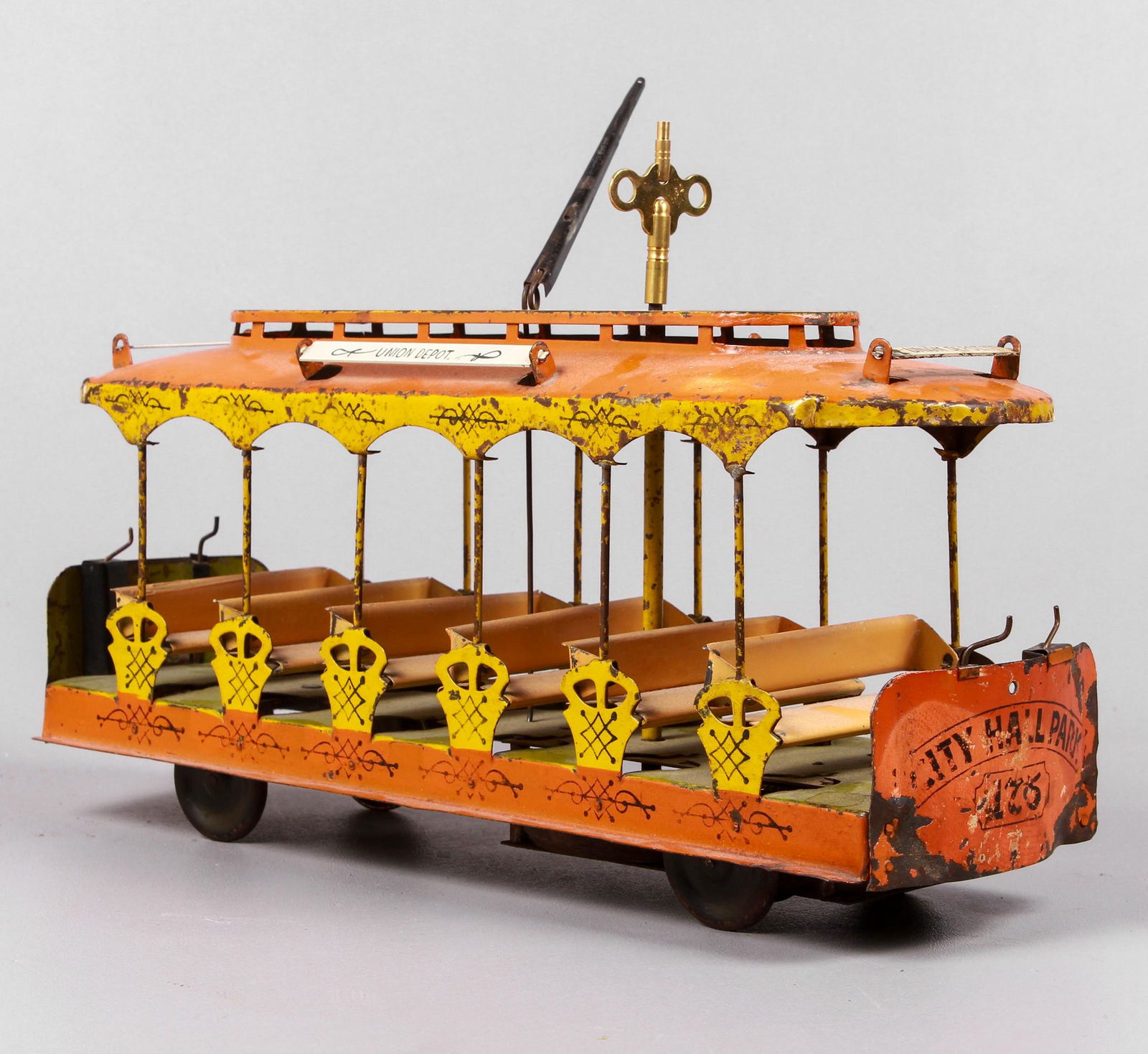 1905 Morton E. Converse and Co. Tin Trolley (1 of 4)