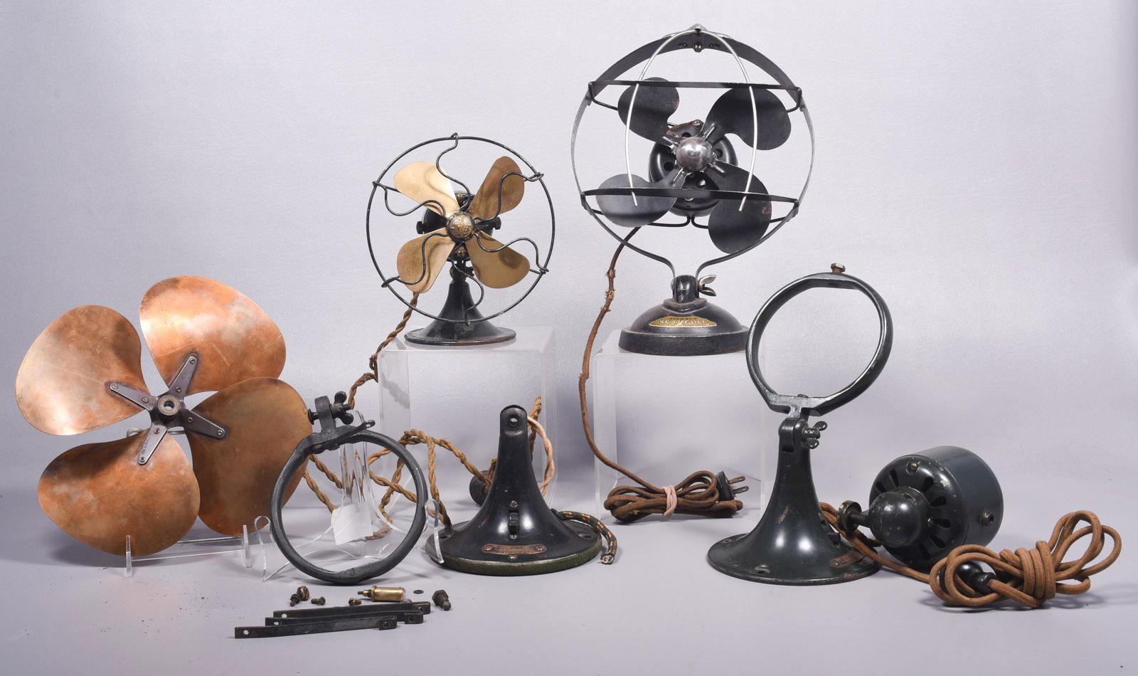 (2) Antique Table Fans (1 of 6)