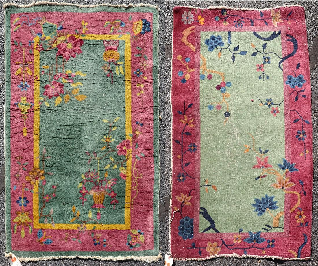 (2) Art Deco Chinese Rugs (1 of 10)
