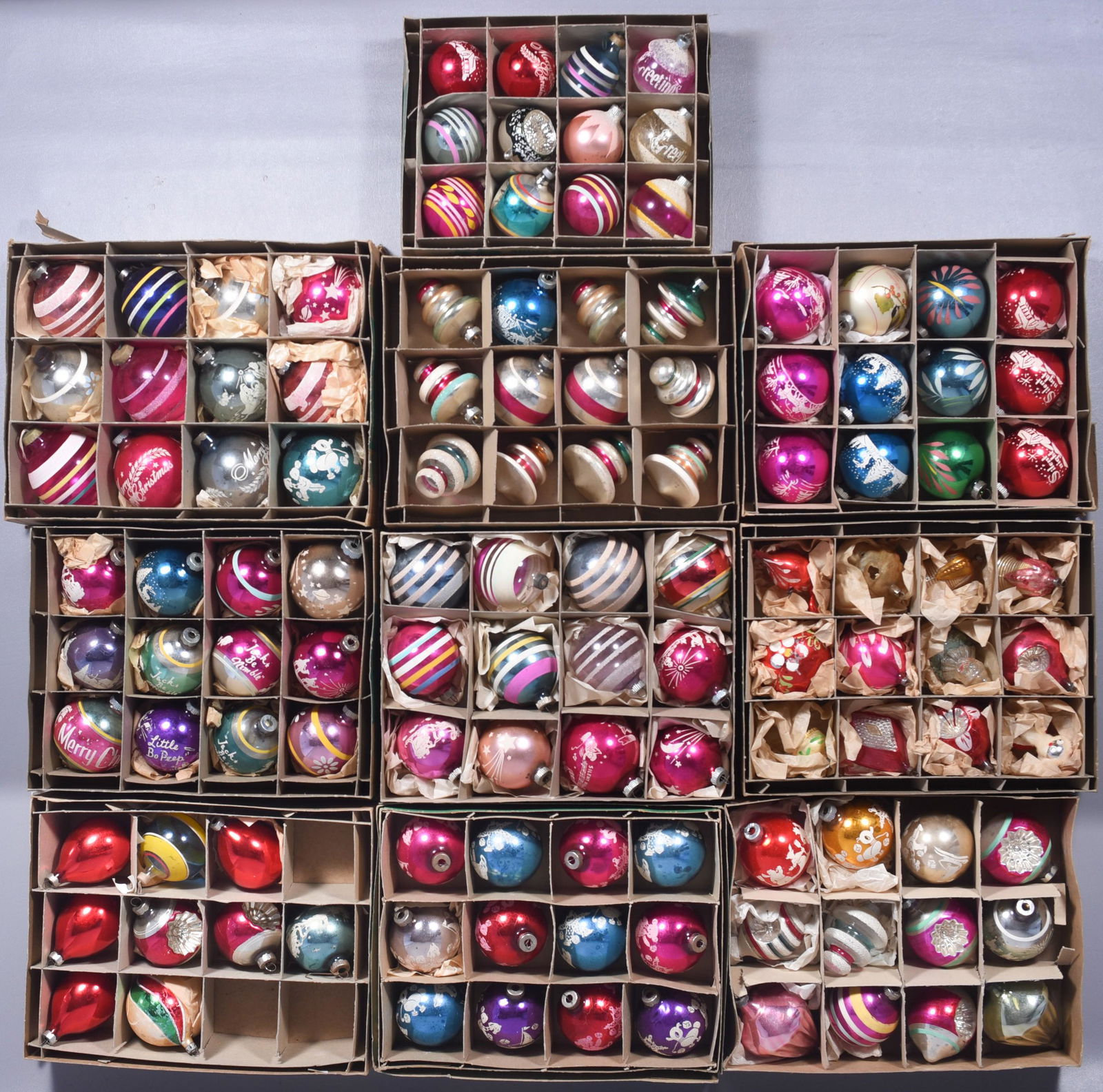 (10) Boxes of Vintage Christmas Ornaments (1 of 13)