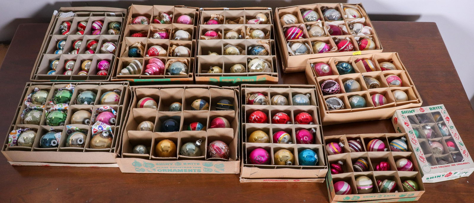 (10) Boxes of Vintage Christmas Ornaments (1 of 3)