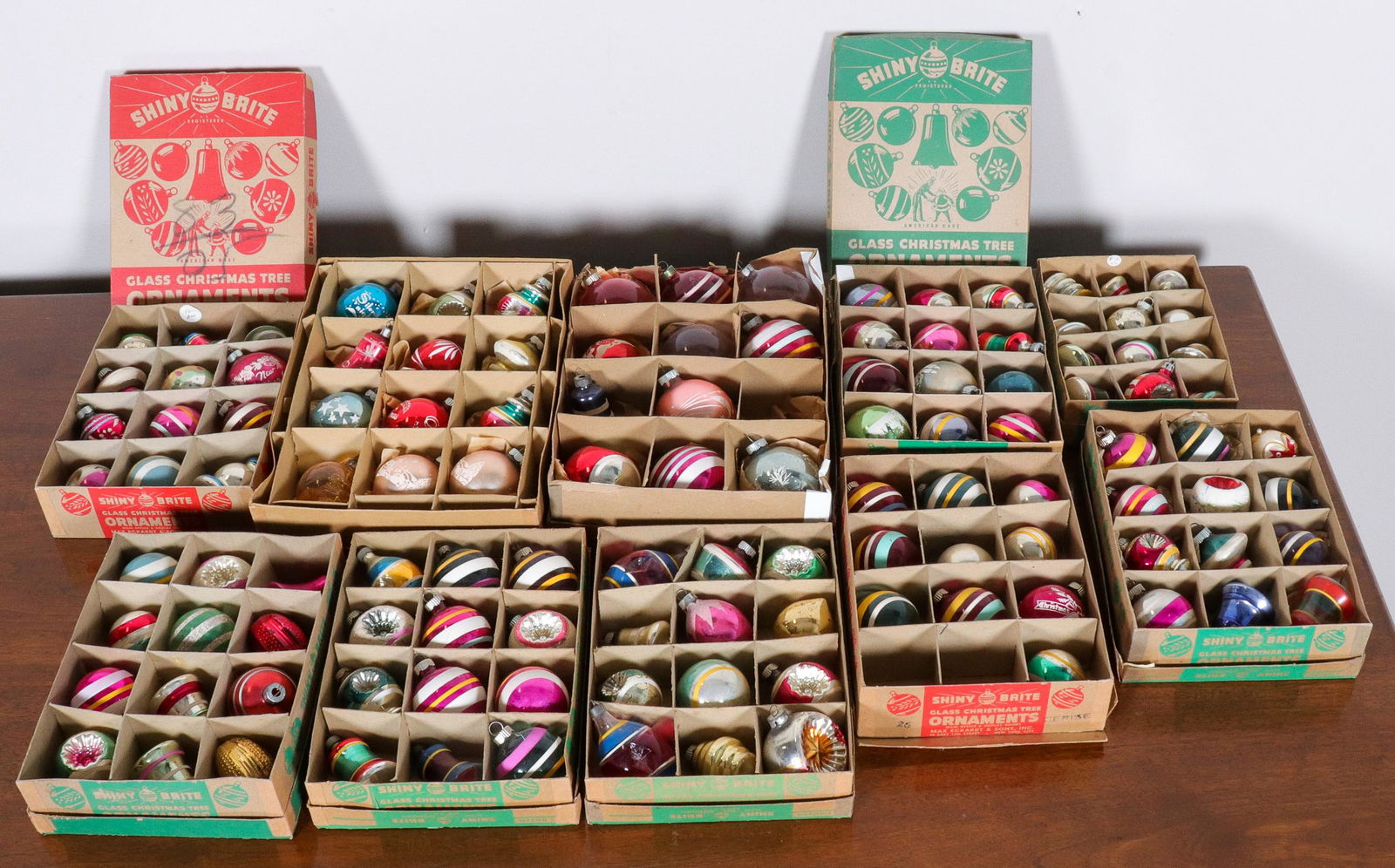 (10) Boxes of Vintage Christmas Ornaments (1 of 3)