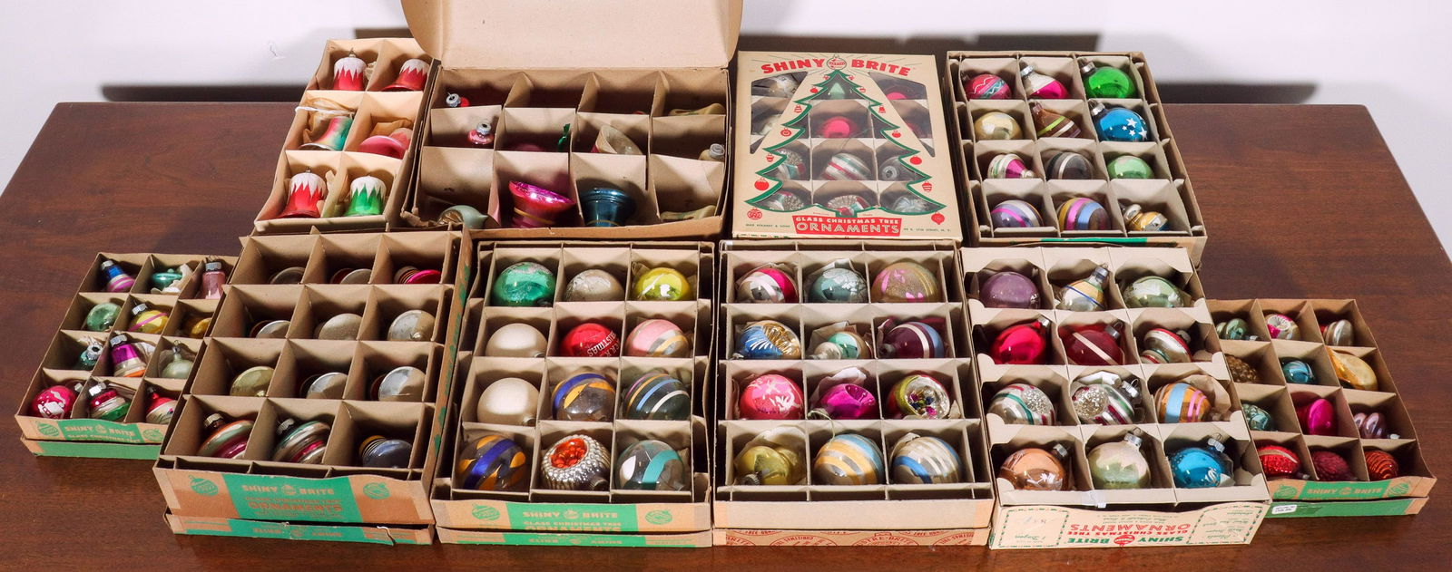 (10) Boxes of Vintage Christmas Ornaments (1 of 3)