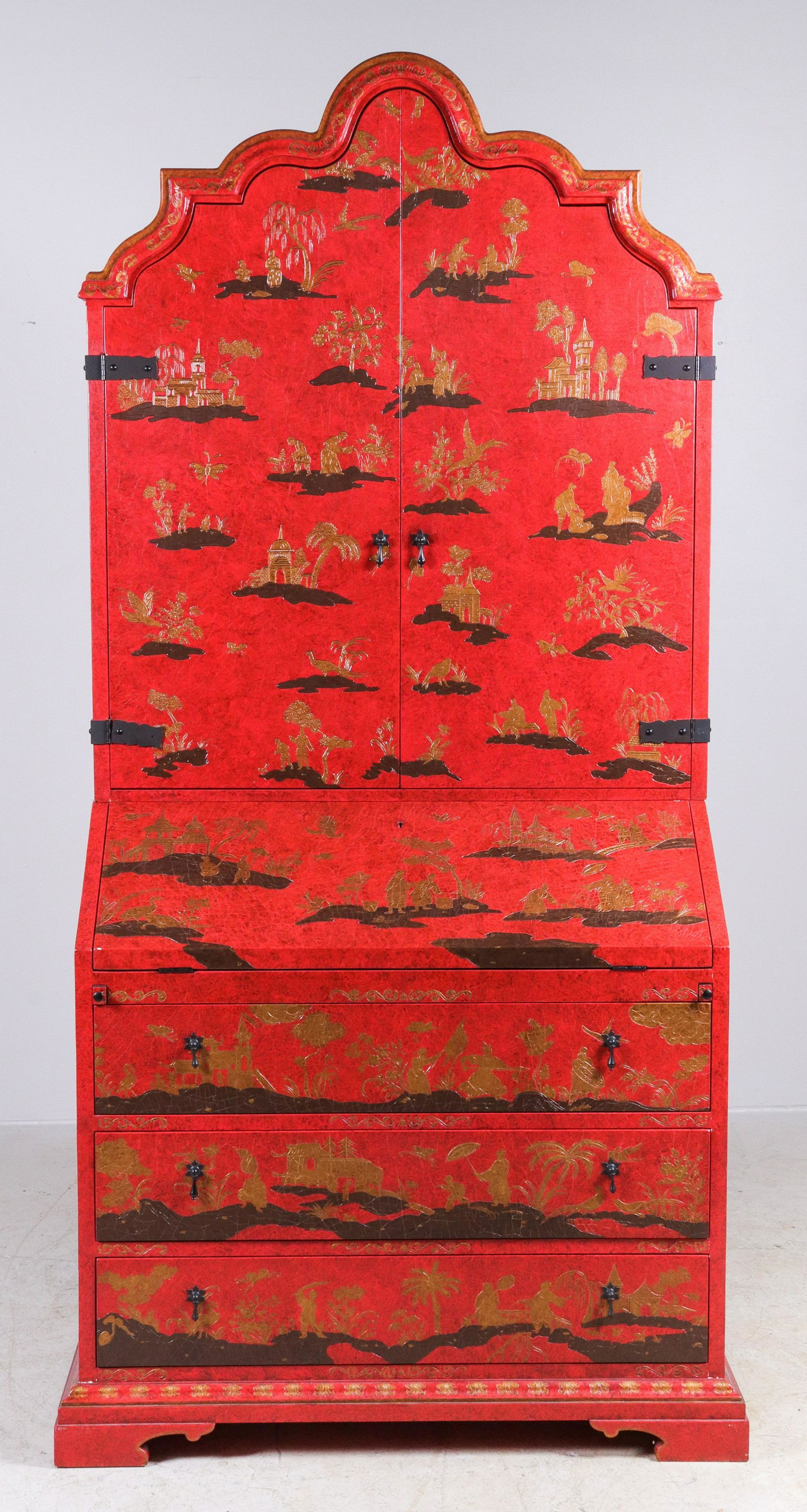 Baker McMillan Collection Chinoiserie 2-pc secretary (1 of 9)