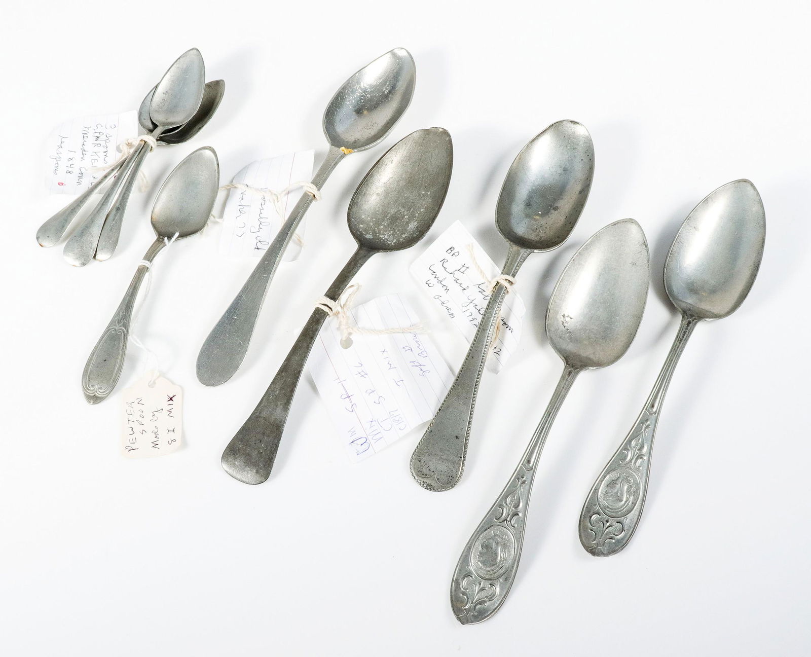 (8) Pewter/Britannia Spoons (1 of 11)