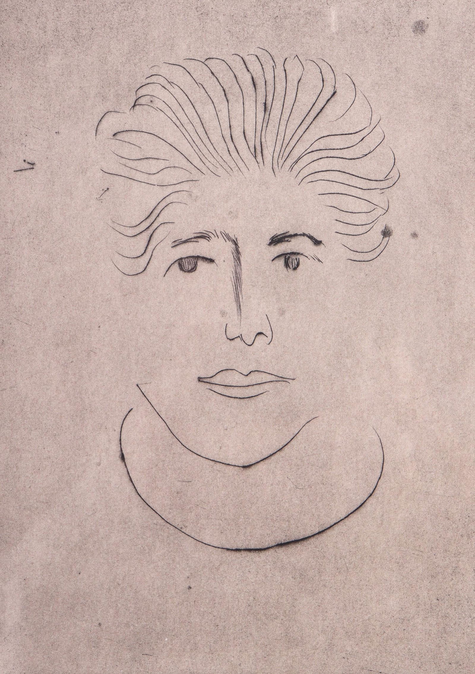 Henri Matisse Etching "Portrait of a Woman" (1 of 3)