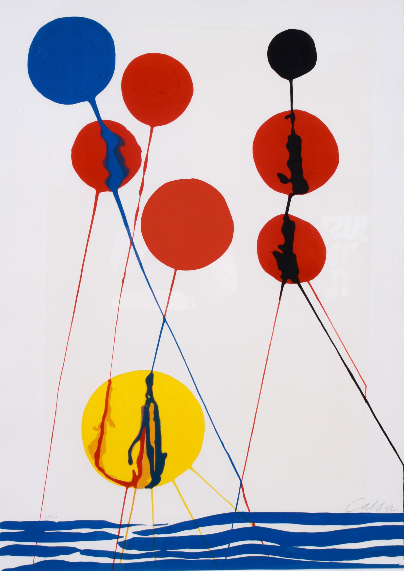 Alexander Calder signed lithograph "Balloons" (1 of 4)