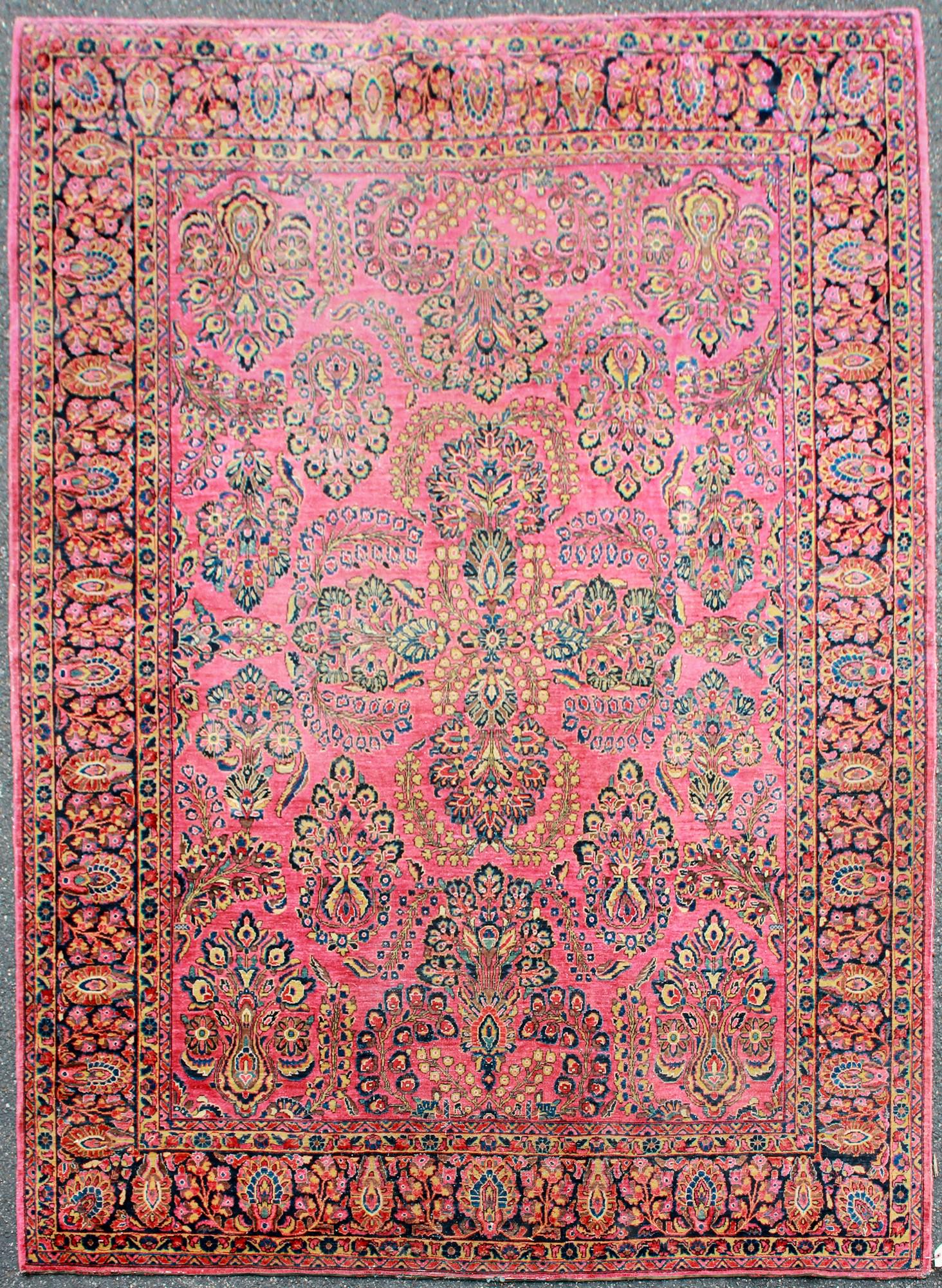 7'10" x 10'2" Sarouk rug (1 of 3)