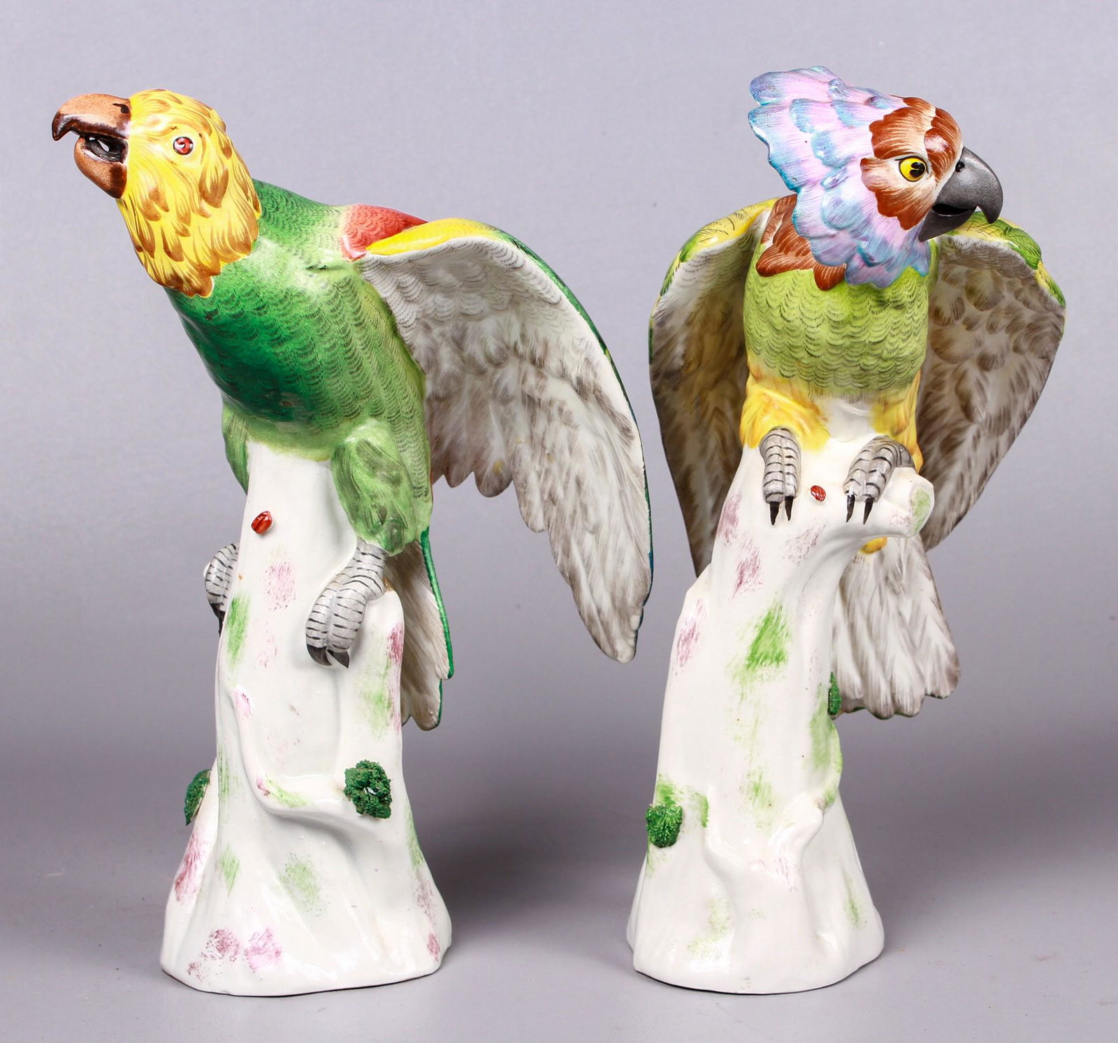 Near Pair Bird Figures After Meissen (1 of 5)