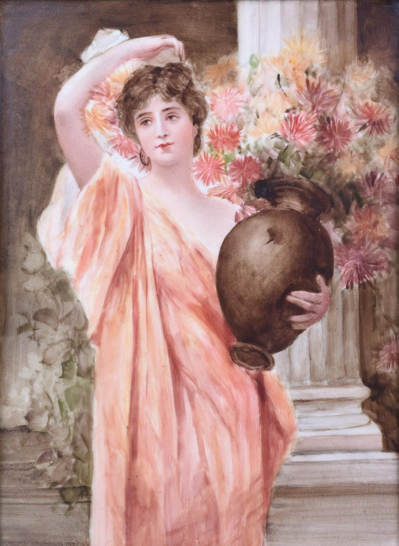 Limoges Hand Painted Porcelain Plaque (1 of 4)